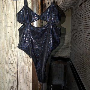 Size medium club exx sequin body suit.
